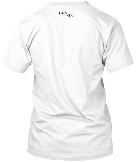 Bfa Inc. White T-Shirt Back