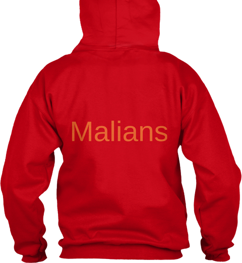 Malians Red T-Shirt Back