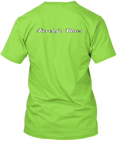 Torchy's Blues Lime T-Shirt Back