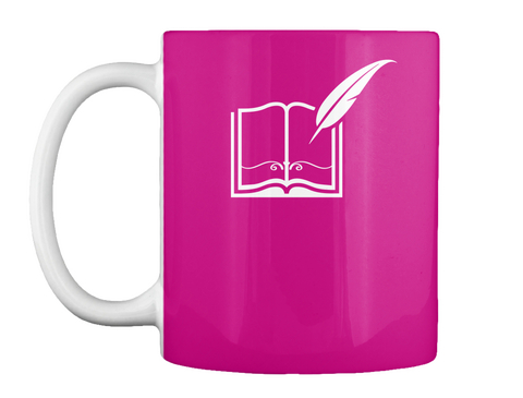 A Perfect Mug For Readers And Authors! Magenta áo T-Shirt Front