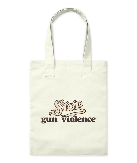 Stop 
Gun Violence Natural T-Shirt Front