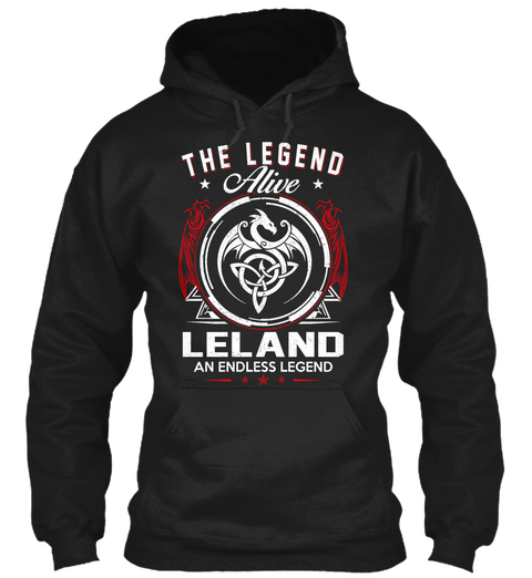 The Legend Alive Leland An Endless Legend Black Camiseta Front