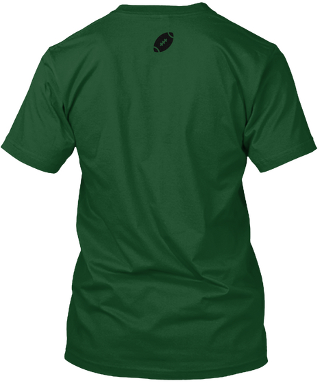 College Rugby Deep Forest T-Shirt Back