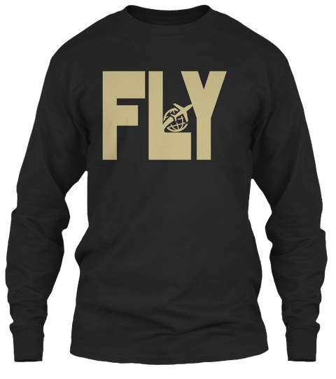 Fly Black Maglietta Front