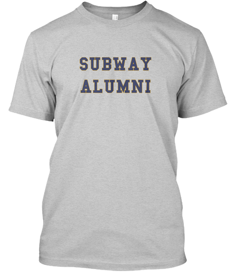 Subway
Alumni
 Light Steel áo T-Shirt Front