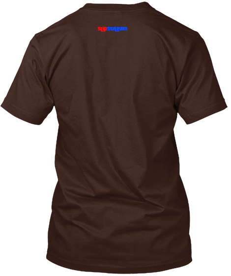 Slipstream Dark Chocolate T-Shirt Back