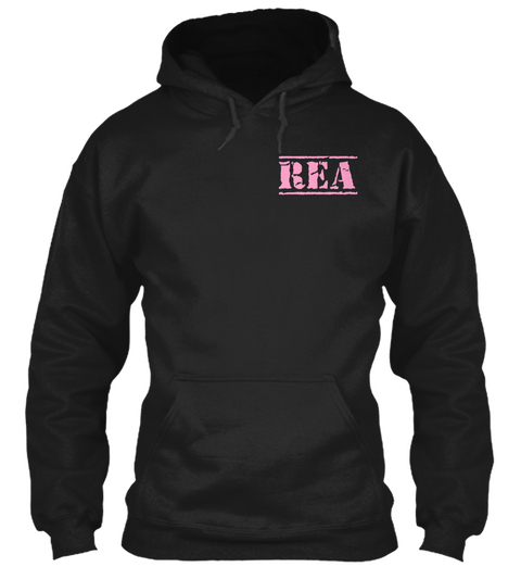 Rea Black T-Shirt Front