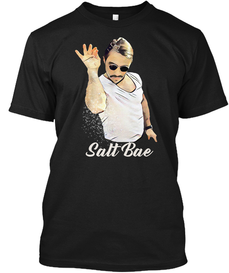 Salt Bae Shirts Black áo T-Shirt Front