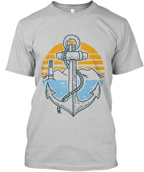 Anchor Point 2 Light Steel T-Shirt Front