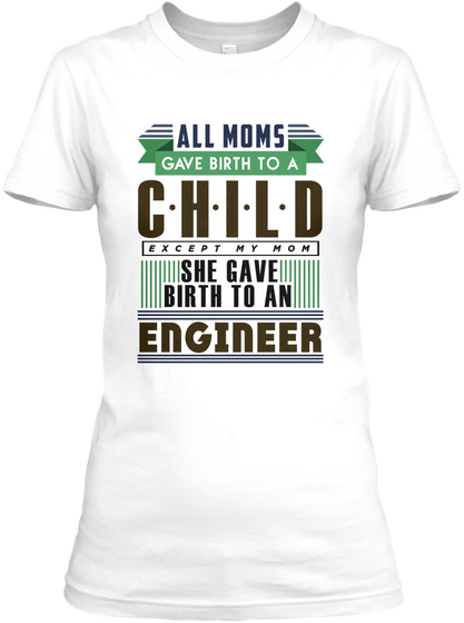 Engineer Shirt White T-Shirt Front