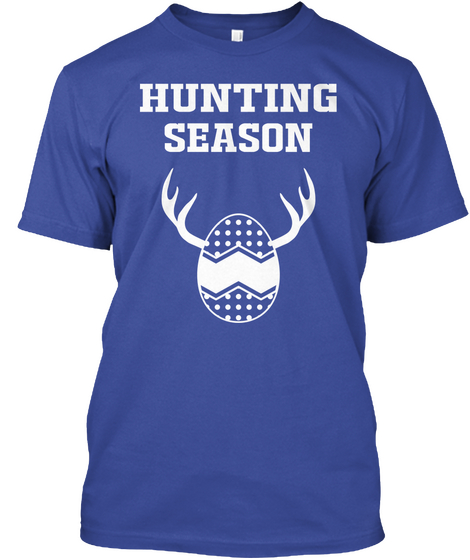 Hunting Season Deep Royal T-Shirt Front