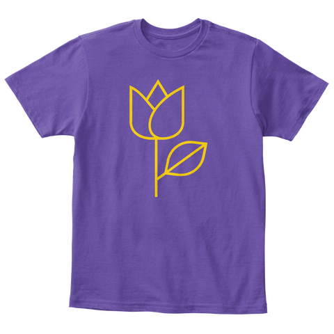 Kids Premium Tees From Lakshmi Internati Purple  T-Shirt Front