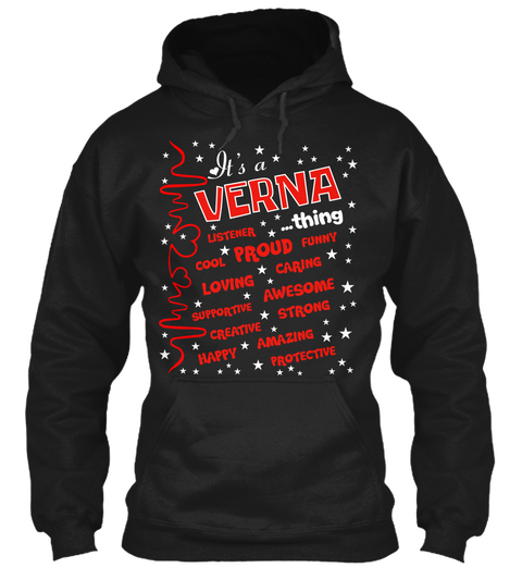 Verna Thing   Proud To Be Black T-Shirt Front