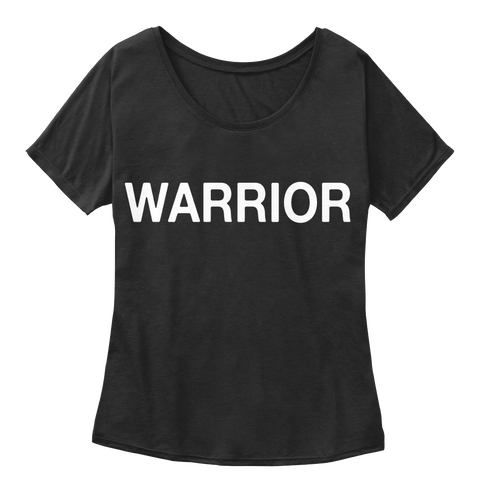 Warrior Black T-Shirt Front