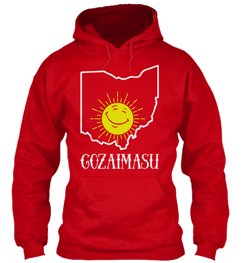 Gozaimasu Red T-Shirt Front