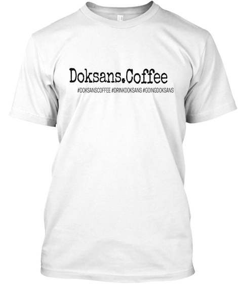 Doksans Coffee White áo T-Shirt Front