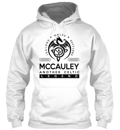 Legend Wales Scotland Mc Cauley Another Celtic Legend White áo T-Shirt Front