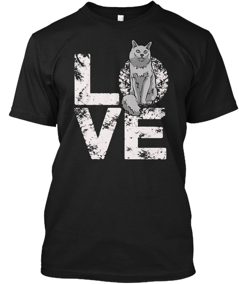 Love Black T-Shirt Front