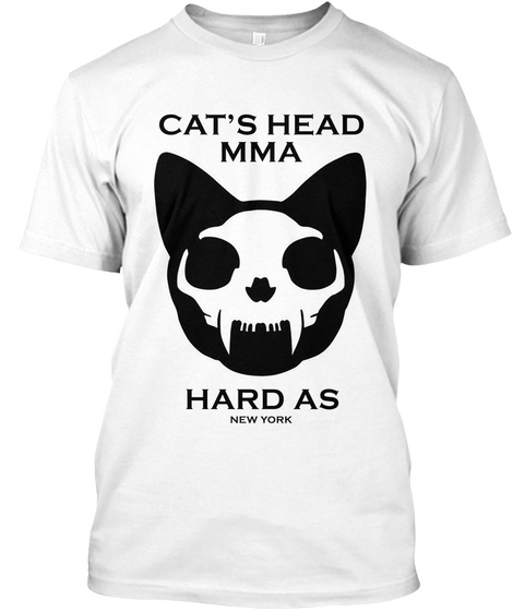 Cat's Head Mma White T-Shirt Front