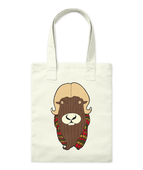 Ox Holiday Tote Natural Camiseta Front