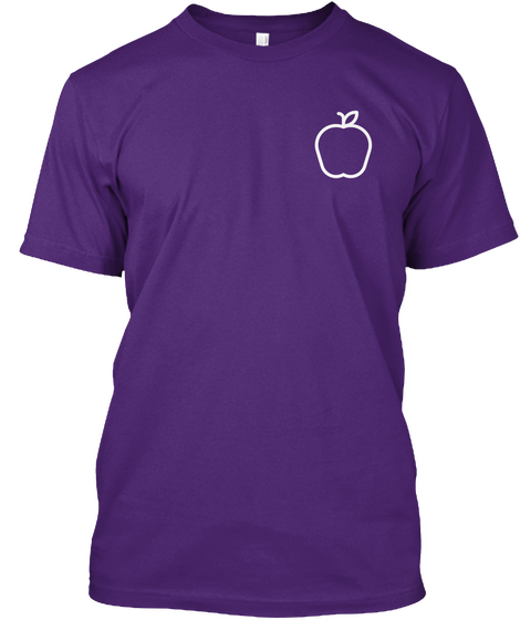 First Grade Teacher Funny  Purple T-Shirt Front