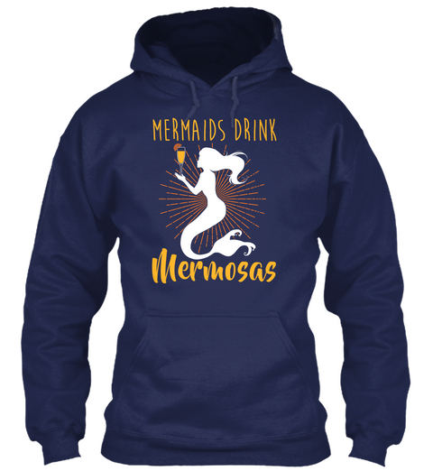 Mermaids Drink
Mermosas Navy áo T-Shirt Front