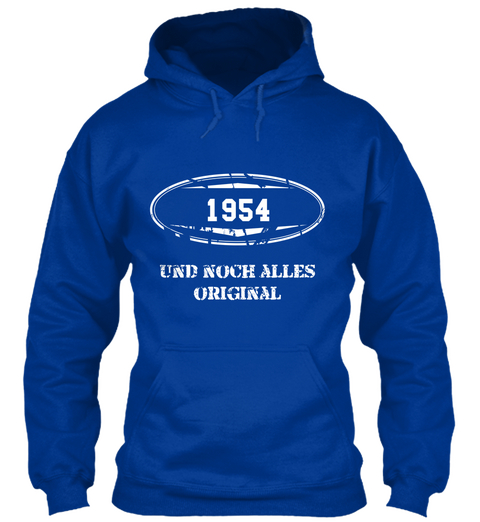 1954 Und Noch  Alles
Original Royal Blue T-Shirt Front