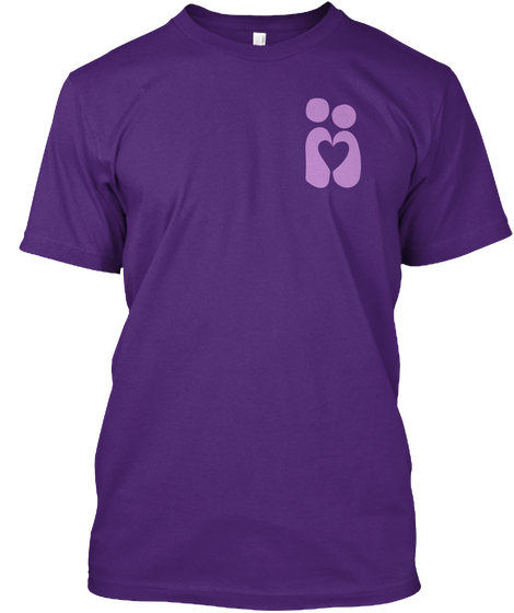 End Domestic Violence Purple T-Shirt Front