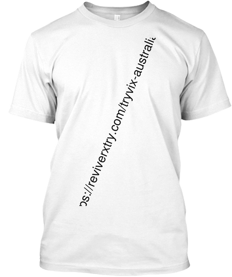 Https://Reviverxtry.Com/Tryvix Australia/ White Camiseta Front