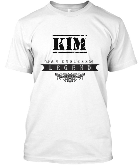 Kim An Endless Legend White áo T-Shirt Front