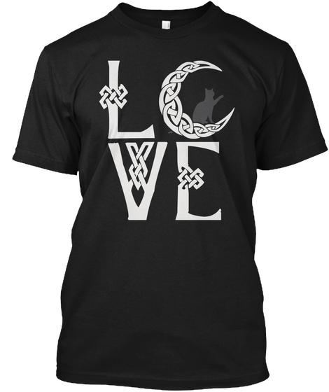 Wiccan Love Black T-Shirt Front