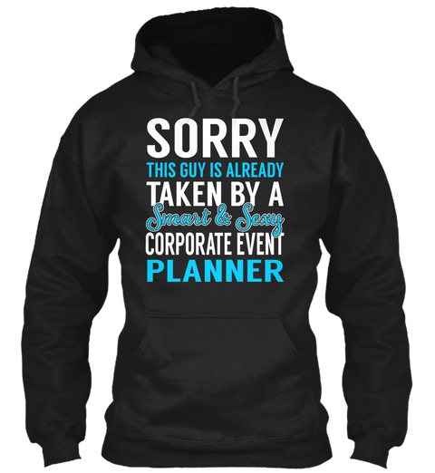 Corporate Event Planner Black Camiseta Front