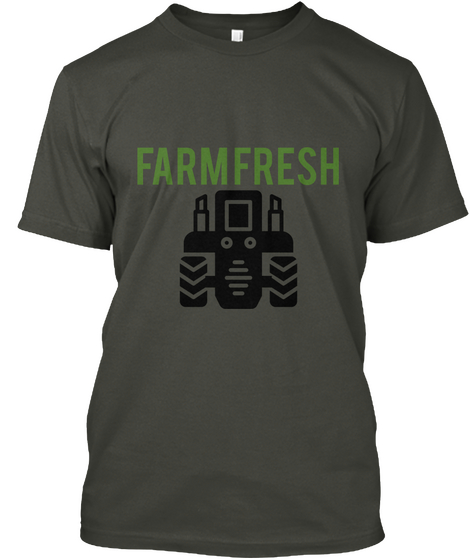 Farm  Fresh Smoke Gray T-Shirt Front