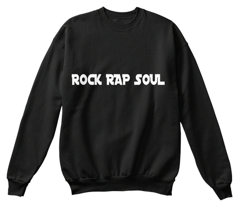 Rock Rap Soul Black T-Shirt Front