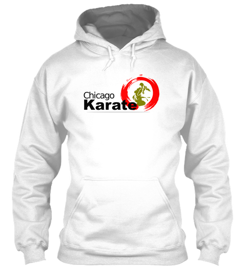 Chicago Karate White T-Shirt Front