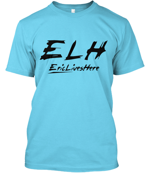 Elh Ericliveshere Tahiti Blue T-Shirt Front