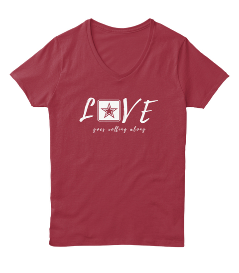 Army Star Love T &Amp; Tank Deep Red  T-Shirt Front