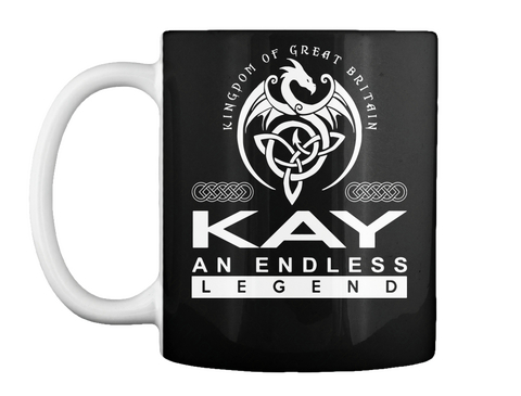 Mug   Kay An Endless Legend Black T-Shirt Front