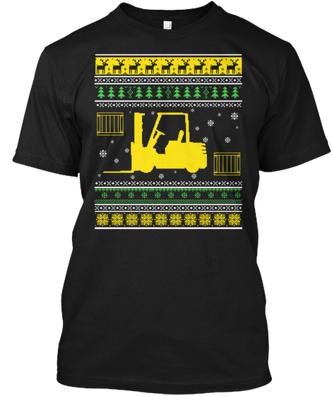 Christmas  Cargo Shirt! (Mp) Black Kaos Front