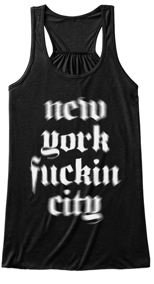 New York Funkin City Black T-Shirt Front