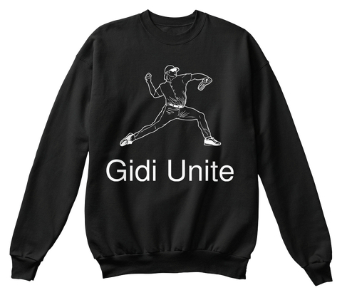 Gidi Unite Black T-Shirt Front