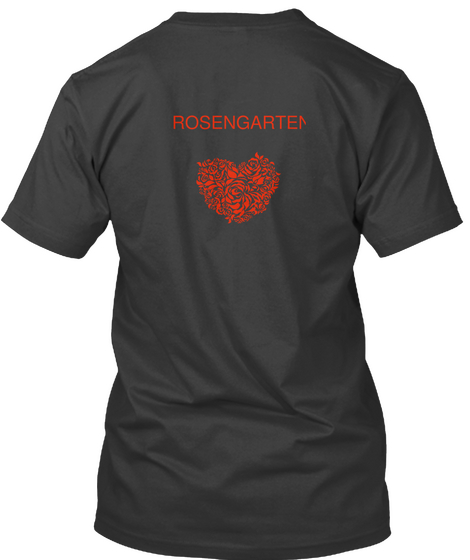 Rosengarten Black áo T-Shirt Back