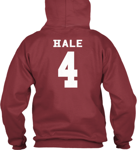 Hale 4 Maroon T-Shirt Back