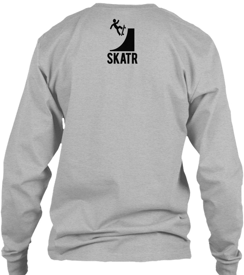 Skatr Sport Grey T-Shirt Back