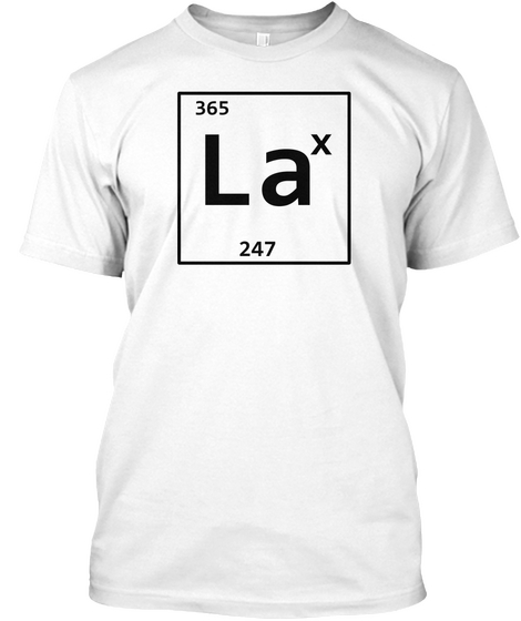 365 Lax 247 White T-Shirt Front