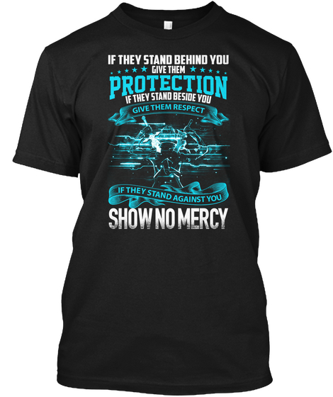 Show No Mercy Black T-Shirt Front