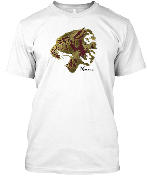 Lions Roar White Kaos Front