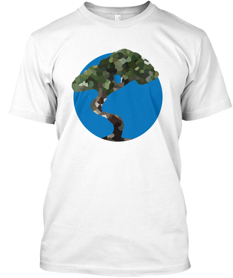 Bonsai Tree White Camiseta Front