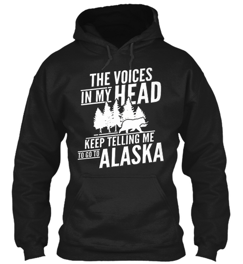 Alaska   I'm Coming Black Camiseta Front