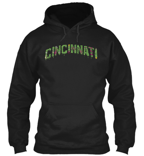 Cincinnati Black T-Shirt Front